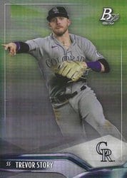 2021 Bowman Platinum Base Set Trevor Story #25 card