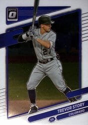 2021 Donruss Optic Base Set Trevor Story #111 card