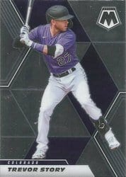 2021 Panini Mosaic Base Set Trevor Story #195 card