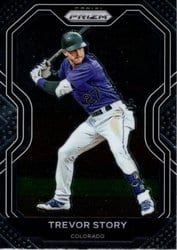2021 Panini Prizm Base Set Trevor Story #23 card