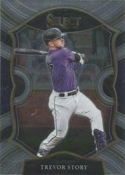 2021 Panini Select Base Set Trevor Story #15 card
