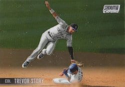 2021 Stadium Club Chrome Base Set Trevor Story #260 card