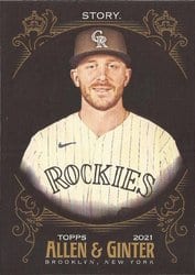 2021 Topps Allen & Ginter X Base Set Trevor Story #128 card