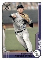 2021 Topps Big League Base Set Trevor Story #101 card