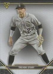 2021 Topps Triple Threads Base Set Trevor Story #72 card