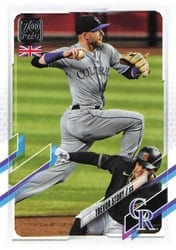 2021 Topps UK Edition Base Set Trevor Story #179 card