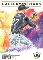 2022 Panini Diamond Kings Gallery of Stars Trevor Story #GS-8 card