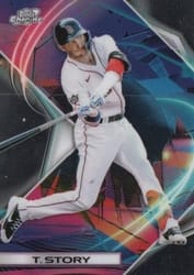 2022 Topps Cosmic Chrome Base Set Trevor Story #141 card