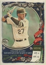 2023 Topps Allen & Ginter Spotless Spans Trevor Story #SS-31 card
