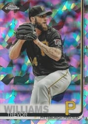 2019 Topps Chrome Sapphire Edition Base Set Trevor Williams #96 card