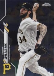 2020 Topps Chrome Base Set Trevor Williams #163 card