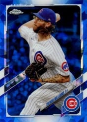 2021 Topps Chrome Update Sapphire Edition Base Set Trevor Williams #US221 card
