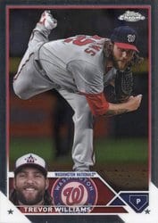2023 Topps Chrome Update Base Set Trevor Williams #USC17 card