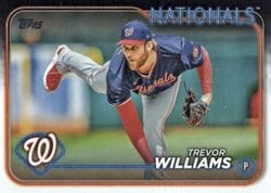 2024 Topps Update Base Set Trevor Williams #US177 card