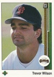 1989 Upper Deck Base Set Trevor Wilson #733 card