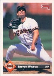 1993 Donruss Base Set Trevor Wilson #578 card