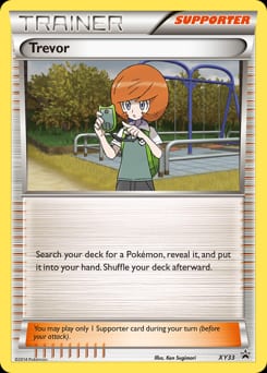 XY Black Star Promos Trevor #XY33 card