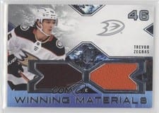 2021-22 SPx Winning Materials Trevor Zegras #WM-TZ card