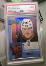 2022-23 Upper Deck Allure 16-Bit Trevor Zegras #B-16 card