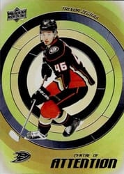2022-23 Upper Deck Centre of Attention Trevor Zegras #CA-4 card