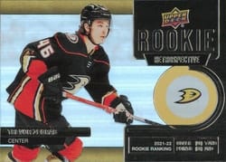 2022-23 Upper Deck Rookie Retrospective Trevor Zegras #RR-14 card