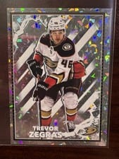 2022 Topps NHL Sticker Trevor Zegras #5 card