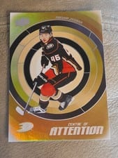 2022 Upper Deck Centre of Attention Trevor Zegras #CA-4 card