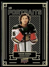 2022 Upper Deck UD Portraits Trevor Zegras #P-20 card