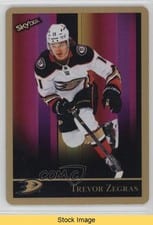 2023-24 SkyBox Metal Universe 1990 Skybox Metal Retros Trevor Zegras #18 card