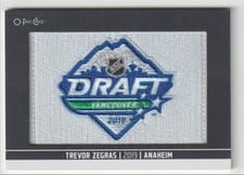 2024-25 O-Pee-Chee First Round Draft Patches Trevor Zegras #DP-20 card