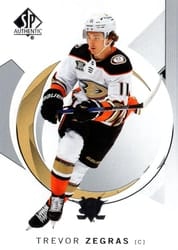 2024-25 SP Authentic Base Set Trevor Zegras #95 card