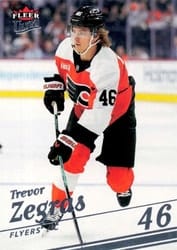 2025-26 Fleer Ultra Base Set Trevor Zegras #55 card