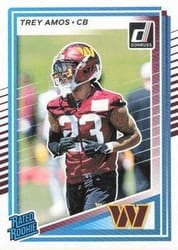2025 Donruss Base Set Trey Amos #369 card