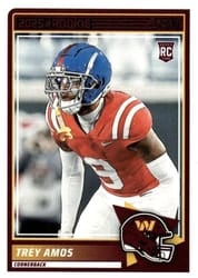2025 Score Rookies Trey Amos #92 card
