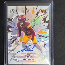2025 Topps Chrome Rookies Autographs Trey Amos #RA-TA card