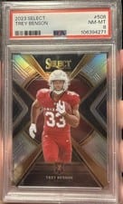 2023 Panini Select 2024 XRC Prizm Trey Benson #508 card