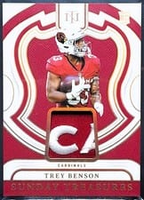 2024 Panini National Treasures Sunday Treasures Trey Benson #29 card