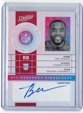 2024 Panini Prestige NFL Passport Signatures Trey Benson #NPS-TBN card