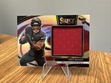 2024 Panini Select Jumbo Rookie Swatch Trey Benson #38 card