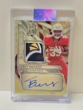 2024 Panini Spectra Aspiring Patch Autographs Trey Benson #APA-TBN card