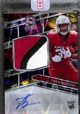 2024 Panini Spectra Rookie Patch Autographs Trey Benson #219 card