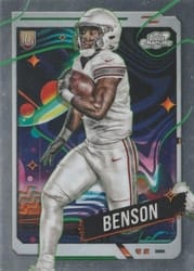 2024 Topps Chrome Cosmic Base Set Trey Benson #102 card