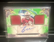 2024 Topps Inception Franchise Foundation Relic Autographs Trey Benson #FFRA-TB card