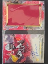 Trey Benson 2024 Topps Inception Genesis Auto Relic Book card