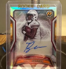 2024 Topps Resurgence Resurgence Rookie Signatures Trey Benson #RRS-TB card