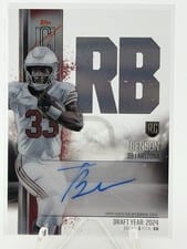 2024 Topps Signature Class Rookie Class Crystal Clear Autographs Trey Benson #RCC-TB card