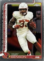 2025 Topps Chrome Base Set Trey Benson #7 card