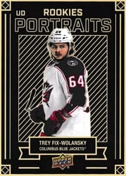 2022-23 Upper Deck UD Portraits Trey Fix-Wolansky #P-68 card
