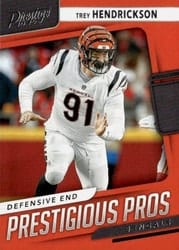 2024 Panini Prestige Prestigious Pros Trey Hendrickson #PP-THN card