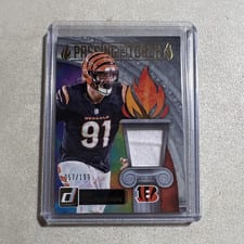 2025 Donruss Passing the Torch Jerseys Trey Hendrickson / Shemar Stewart #PTJ-CIN card